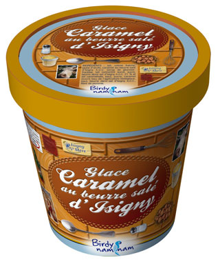 Glace au caramel